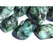 Smaragd XXL Trommelsteine / Handschmeichler (Beryll) - Rarität - schöne Qualität - ca. 3,8 - 4,5 cm / ca. 37-39 g/St