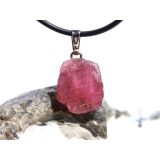 Turmalin rosa-pink (Rubellit) Kristall Anhänger Silberöse Schmuckdose - Rarität - AA-Sonderqualität - ca. 2,6 cm x 1,4 cm x 0,8 cm
