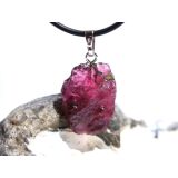 Turmalin rosa-pink (Rubellit) Kristall Anhänger Silberöse Schmuckdose - Rarität - AA-Sonderqualität - ca. 3,3 cm x 1,7 cm x 0,6 cm