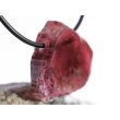 Turmalin rosa (Rubellit) Kristallquerschnitt / Schmuckstein gebohrt - Rarität - AA-Sonderqualität - Handarbeit - ca. 2,8 cm x 2,5 cm x 1 cm