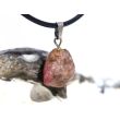 Turmalin rosa (Rubellit) Trommelstein Anhänger Öse Schmuckdose - Rarität - ca. 2,3 cm x 1,2 cm x 0,8 cm