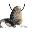 Picasso-Marmor XXL Trommelstein gebohrt - AA-Sonderqualität - ca. 4,7 cm x 3,2 cm x 1,4 cm