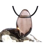 Rauchquarz mitteldunkel XXL Schmuckstein / Trommelstein...