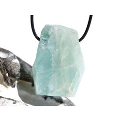 Aquamarin (Beryll) XXL Schmuckstein / Rohsteinform gebohrt - Sonderqualitt - Raritt - Handarbeit - ca. 4,4 cm x 2,3 cm x 1,9 cm (GKS)