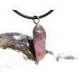 Turmalin polychrom rosa-grün (Rubellit-Verdelith) Trommelstein Anhänger Öse Schmuckdose - Sonderqualität - Rarität - ca. 3 cm x 1,5 cm x 0,7 cm