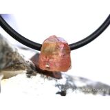 Topas Imperial rosa Kristallstab natur gebohrt (Rohstein) - Rarität - AA-Sonderqualität - ca. 0,8 cm x 0,9 cm x 0,8 cm