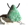 Jadeit (Jade / Burmajade) grün XXL Schmuckstein / Trommelstein gebohrt - Sonderqualität - Handarbeit - ca. 4,3 cm x 3,7 cm x 1,3 cm