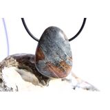 Picasso-Marmor XL Trommelstein gebohrt - Sonderqualitt -...