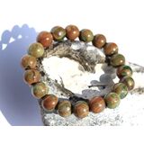 Rhyolith Armband / Kugelarmband - Kugeln 10 mm - ca. 19...