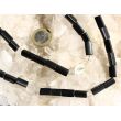 Onyx Bergkristall Halskette / Edelsteinkette 97 cm lang - Schmuckteine - 925iger Silberverschluss