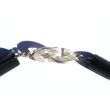 Onyx Bergkristall Halskette / Edelsteinkette 97 cm lang - Schmuckteine - 925iger Silberverschluss