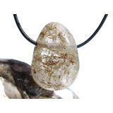 Epidotquarz Trommelstein gebohrt - Sonderqualit�t -...