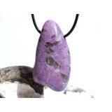 Stichtit mit Serpentin XXL Trommelstein gebohrt -...