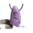 Stichtit mit Serpentin XXL Trommelstein gebohrt - Sonderqualität - ca. 4,8 cm x 2,6 cm x 1,7 cm