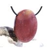 Mookait XXL Schmuckstein Cabochon / Scheibenstein gebohrt - Sonderqualität - ca. 4,1 cm x 3 cm x 0,9 cm