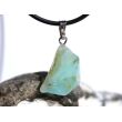 Andenopal hellblau (Chrysopal) Trommelstein Anhänger Silberöse Schmuckdose - Rarität - AA-Sonderqualität - ca. 3 cm x 1,7 cm x 0,8 cm