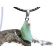 Andenopal hellblau (Chrysopal) Trommelstein Anhänger Silberöse Schmuckdose - Rarität - AA-Sonderqualität - ca. 3 cm x 1 cm x 0,7 cm