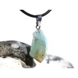 Andenopal hellblau (Chrysopal) Trommelstein Anhänger...