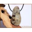 Staurolith (Kreuzstein) XXXL Trommelstein gebohrt - Rarität - Sonderqualität - ca. 5,4 cm x 2,8 cm x 1,7 cm (GKS)