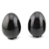 Obsidian - Edelstein-Eier - ca. 4,9 - 5,1 cm