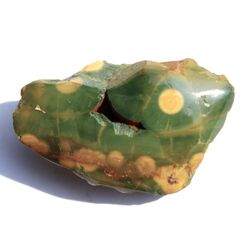 Ozeanachat XXXL Rohstein mit Anschliff (Ozeanchalcedon / Ozeanjaspis) - Sonderqualitt - ca. 6,1 cm x 4,1 cm x 1,6 cm