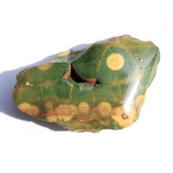 Ozeanachat XXXL Rohstein mit Anschliff (Ozeanchalcedon / Ozeanjaspis) - Sonderqualitt - ca. 6,1 cm x 4,1 cm x 1,6 cm