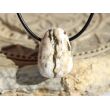 Ozeanachat Trommelstein gebohrt (Ozeanchalcedon / Ozeanjaspis) - schöne Qualität - ca. 2,6 cm x 1,9 cm x 1,5 cm