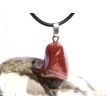 Mondolith (Eisenkiesel-Chalcedon) Trommelstein Anhänger Silberöse - Rarität - Sonderqualität - ca. 3,2 cm x 1,6 cm x 1,4 cm
