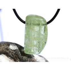 Heliodor (Beryll) Regenbogenkristall Schmuckstein / Kristallstab gebohrt - AAA-Sonderqualitt - Raritt - Handarbeit - ca. 3,2 cm x 1,8 cm x 1,4 cm