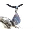 Turmalin Paraiba Kristallstab / Rohsteinform Anhänger Silberöse - Sonderqualität - Rarität - ca. 3,6 cm x 1,7 cm x 1 cm
