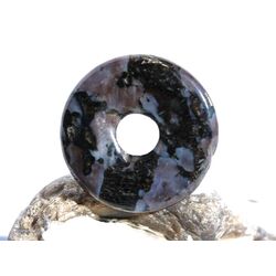 Gabbro Donut Edelstein 30 mm (4,8 mm stark) - Sonderqualit�t - Sonderpreis wg. Makel -