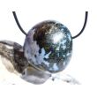 Gabbro XL Trommelstein gebohrt - Sonderqualität - ca. 3,6 cm x 3,3 cm x 2,2 cm