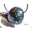 Gabbro XL Trommelstein gebohrt - Sonderqualität - ca. 3,6 cm x 3,3 cm x 2,2 cm