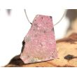 Kobaltcalcit / Kobaltdolomit XXL Rohstein / Scheibenstein gebohrt - Rarität - ca. 4,1 cm x 3,4 cm x 1,1 cm (GKS)