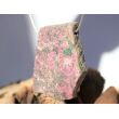 Kobaltcalcit / Kobaltdolomit XXL Rohstein / Scheibenstein gebohrt - Rarität - ca. 4,6 cm x 3,7 cm x 0,9 cm (GKS)
