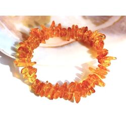 Bernstein Splitterarmband - Sonderqualit�t - ca. 10 - 15 mm - ca. 17 cm