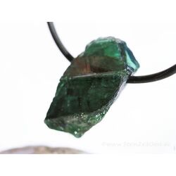 Turmalin polychrom grn-blau (Verdelith-Indigolith) Kristall Spitze / Rohsteinform gebohrt - Sonderqualitt - Raritt - ca. 2,1 cm x 1,8 cm x 1,3 cm