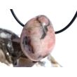 Erdbeerquarz Trommelstein gebohrt - Sonderqualität - ca. 3 cm x 2,3 cm x 1,9 cm