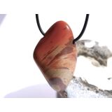 Printstone XXL Schmuckstein / Trommelstein gebohrt - Sonderqualität - ca. 4,6 cm x 2,8 cm x 1,8 cm