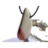 Printstone XXXL Schmuckstein / Trommelstein gebohrt - Sonderqualität - ca. 5,3 cm x 2,1 cm x 1,5 cm