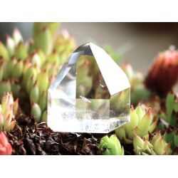 Bergkristall Kristallstab / Raumaufsteller - AA-Sonderqualität - Rarität - ca. 3,5 cm x 3,3 cm x 2,2 cm