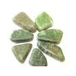 Nephrit-Jade mittelgrün Trommelsteine / Schmucksteine - ca. 2 cm - 3,5 cm / ca. 6 -  10 g/St (GKS)