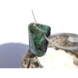 Smaragd Schmuckstein gebohrt (Beryll) - Rarität - ca. 2 cm x 1,3 cm x 1,3 cm
