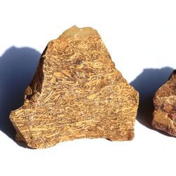 Schlangenjaspis (Schlangenstein / Fossilienkalk) Rohsteine - ca. 100 g - Restbestand -