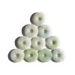 Aquamarin natur (Beryll) Donut Edelstein 20 mm (3-4 mm stark)
