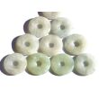 Aquamarin natur (Beryll) Donut Edelstein 20 mm (3-4 mm stark)