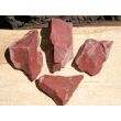 Jaspis rot Rohsteine - ca. 50 g