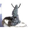 Traubenachat (Traubenchalcedon / Grape Agate) XXXL Rohsteinform gebohrt - Sonderqualität - Rarität - ca. 7 cm x 3,4 cm x 2,8 cm