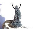 Traubenachat (Traubenchalcedon / Grape Agate) XXXL Rohsteinform gebohrt - Sonderqualität - Rarität - ca. 7 cm x 3,4 cm x 2,8 cm