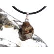 Staurolith (Kreuzstein) Rohstein Anänger - 925iger Silberöse Schmuckdose - Rarität - ca. 2,5 cm x 1,2 cm x 1,2 cm